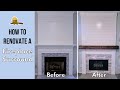 How to Make and Install a Shaker Style Fireplace Surround