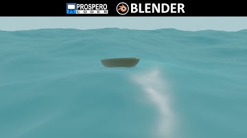 Boat Floating on the Waves - The Shrinkwrap Modifier in Blender