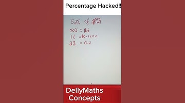 Percentage Hacked Part 3#cxcmaths #dellymathsconcepts #fast #gcse #florida #jamaica