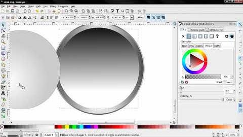 Clock Vector Graphic PART 1 - Inkscape Tutorial