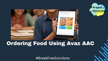 Nishant orders food independently using Avaz AAC | BreakFreeSolutions