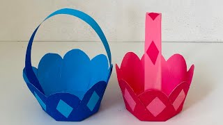 Comment Fabriquer Un Panier En Papier Facil Plus Ht