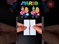 Which One Is Correct? ❤️💚❓ Super Mario Galaxy 🔥 #feedshorts #supermario #art #diy #papercraft