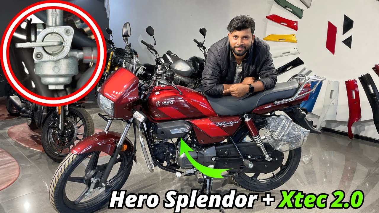 Hero Splendor + Xtec 2.O New Model 2025 | Full Details Review | EMI ...