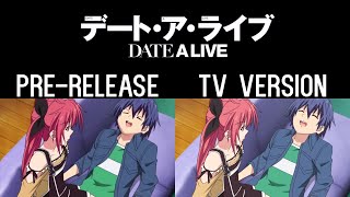 Shido's Meme Face - Date A Live 3 Pre-Release/TV Ver. Comparison