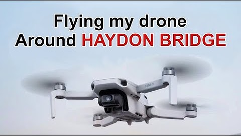 **STUNNING** Aerial View of Haydon Bridge from Above!   #drone #dji #bridge