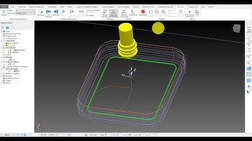 30 Perfilado lateral con herramienta de forma con Powermill CAD CAM