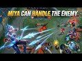 MIYA IS UNSTOPPABLE! 🏹 1vs5 Late Gate Game = Automatic Win?​1% HP Comeback with Miya!