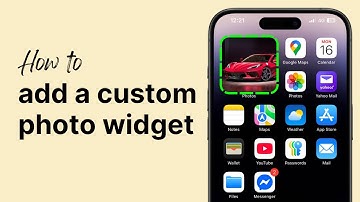 How To Add a CUSTOM PHOTO WIDGET on iPhone (iOS 18)