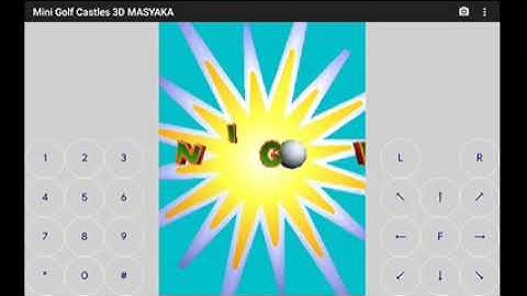 Mini Golf Castles 3D - Java Games (Gate House Level).