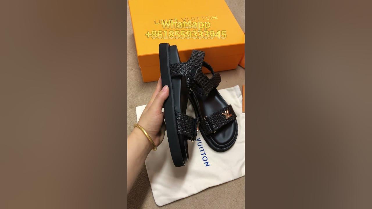 louis vuitton sandals review sunset comfort flat｜TikTok Search