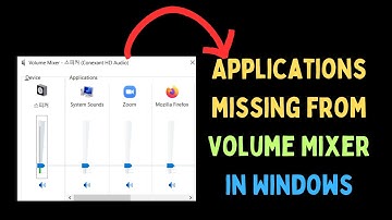 How to Fix Applications Missing From Volume Mixer in Windows 11