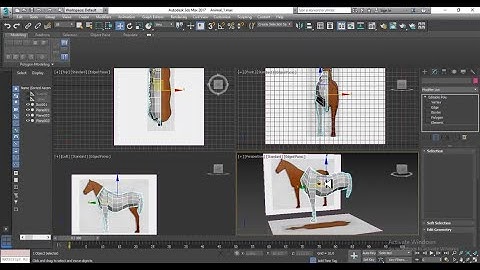 3Dsmax Tutorials, How to Model a 3D Horse from Scratch in 3dsmax (Part 2)