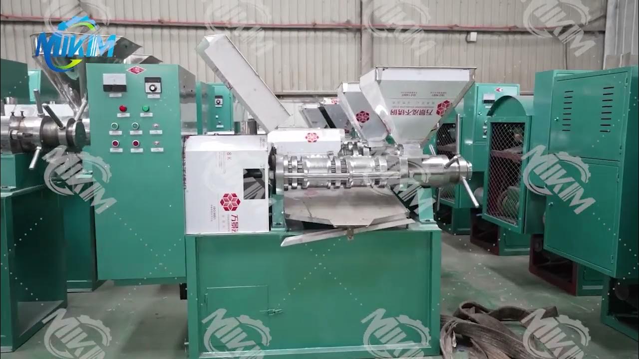 cold press oil machine - YouTube