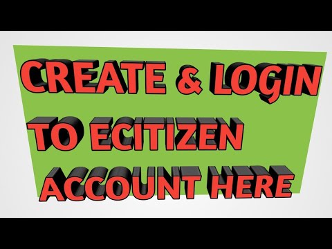 How to create ecitizen account in kenya