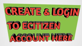 How to create ecitizen account in kenya screenshot 4