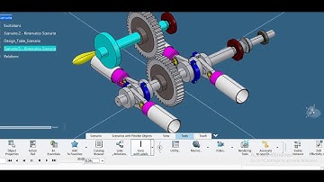 1 Transmission Shaft ( torque rotation piston gear ) 3D EXPERIENCE CATIA by Dassault Systèmes