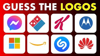 GUESS The LOGO in 3 Seconds 🧐🕒 50 Famous Logos - Grizzly Quiz