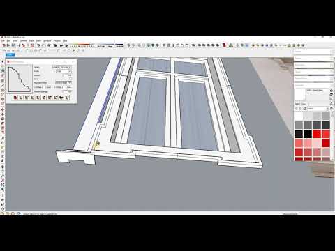 Outside Window Trim SketchUp 3D Modeling
