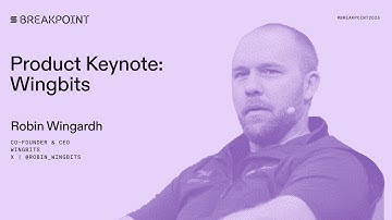 Breakpoint 2025: Product Keynote: Wingbits (Robin Wingardh)
