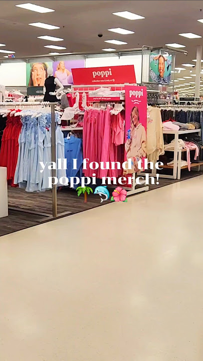 I found the poppi merch! 🌊🙈🌺