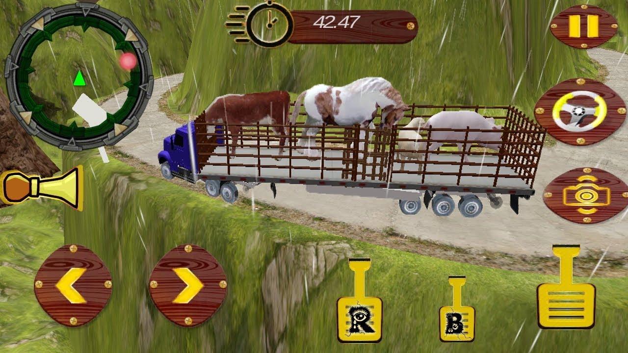 Offroad Zoo Animal Truck Simulator Game - Kids Gameplay || Animal Truck Transport Racing Games