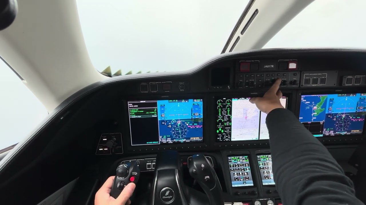 那覇ROAH  GCA PAR approach RW36L Honda jet