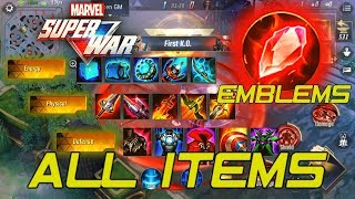 MARVEL SUPER WAR - ALL ITEMS, EMBLEM & SPELLS screenshot 5