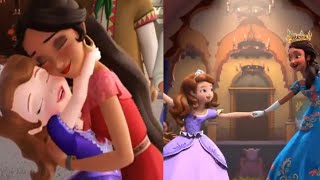 Two Princesses Elena And Sofia Story Begins To Happy Ending