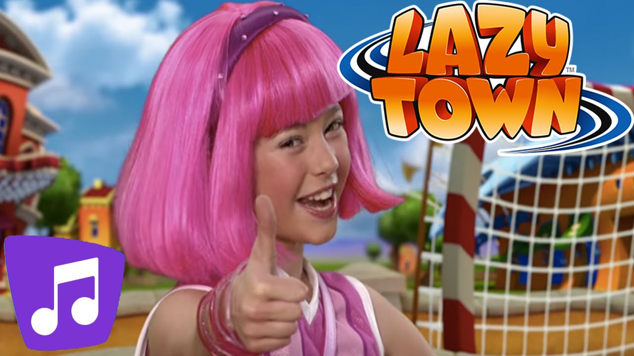 Lazy Town Never Say Never Music Video Youtube - noones lazy in lazytown roblox id code