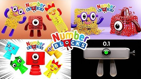 NUMBERBLOCKS Quadparison Part 84 | 3D Blender Lab