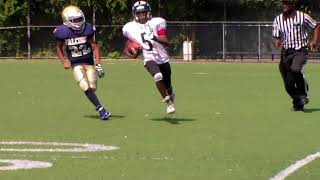 NYCYFL Pee Wees Bayside Raiders vs Queens Falcons 9/10/17