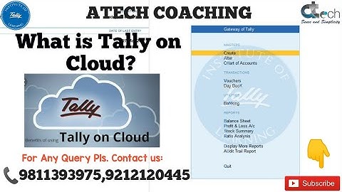 👉 Tally on Cloud# How Tally Run on  Cloud# Is Tally Run on Cloud#  Tally Virtual User(TVU)