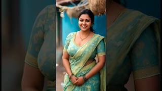 Stunning Green-D Saree Beauty In Warm Village Light Pure Traditional Glow