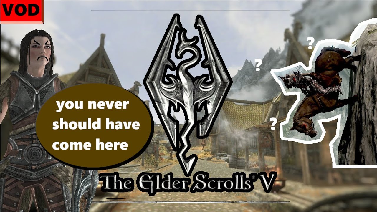 my first skyrim playthrough day 13 - YouTube