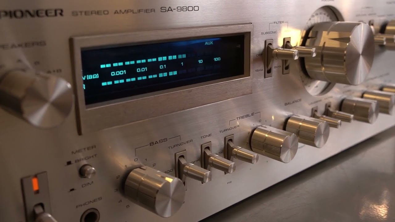 PIONEER SA-9800 プリメインアンプ】 ビンテージ Pioneer SA-9800の