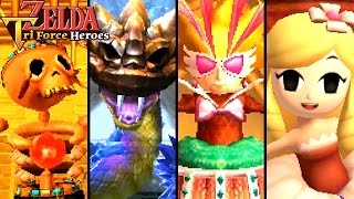 Zelda Triforce Heroes ALL BOSSES, Final Boss & ENDING (3DS)