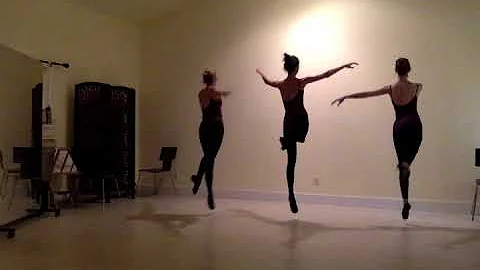 Hilary Kelley Kinetic Theory ballet class chasse s...