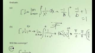Unit 9 - 8.4 Improper Integrals Comparison Tests