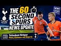 THE 60 SECOND SPURS NEWS UPDATE: Sheringham on Transfers, Robertson, van Hecke Deal, Xavi Simons