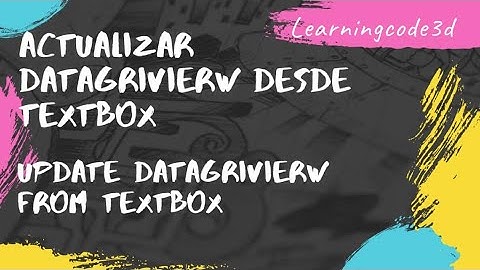 Actualizar Modificar registro DataGridView - How To Update JTable Selected Row Using TextBox