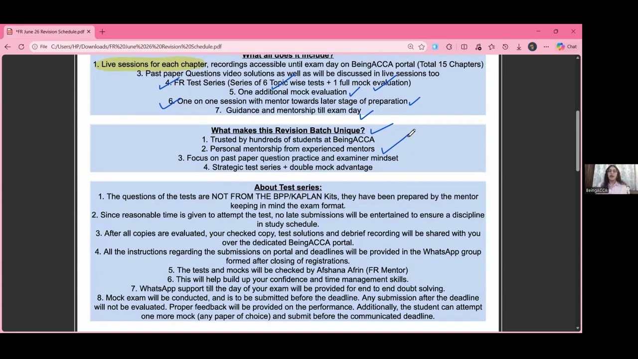 ACCA FR Revision Course June 2026 by Afshana Afrin | BeingACCA