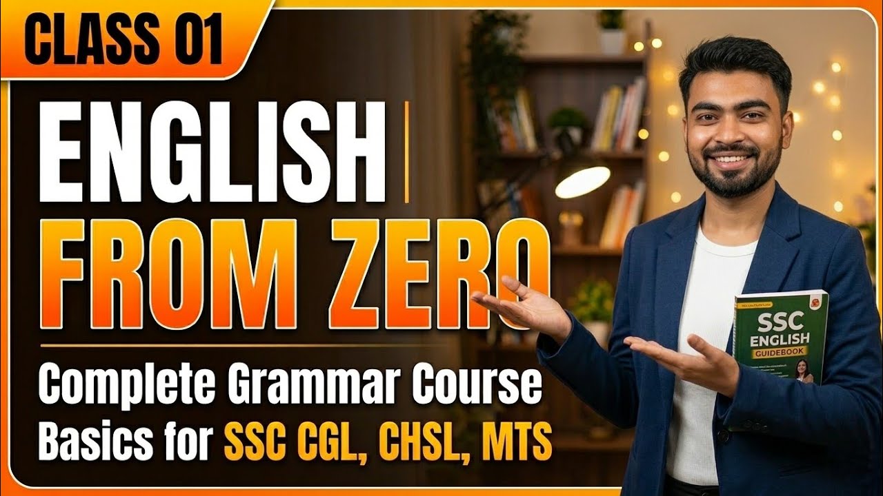 English Grammar for SSC Beginners | Complete Grammar Course from Zero ...
