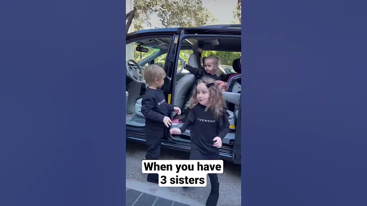 Big brother treating his 3 little sisters like pri...