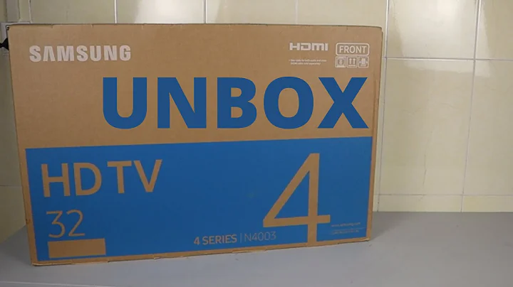 Unbox and Setup Samsung 32 inch LED TV