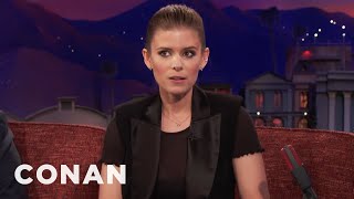Jamie Bell Gave Up Red Meat For Kate Mara | CONAN on TBS