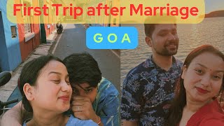Goa Vlog || Our first trip after Marriage || North Goa