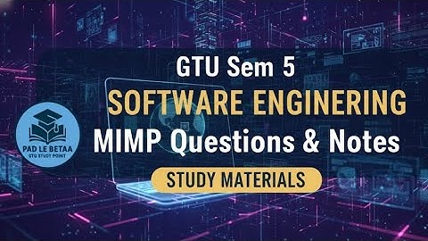 GTU SEM 5 SOFTWARE ENGINEERING (SE) IMP | STUDY MATERIALS | IMP QUESTIONS | PYQ | NOTES 🔥 
