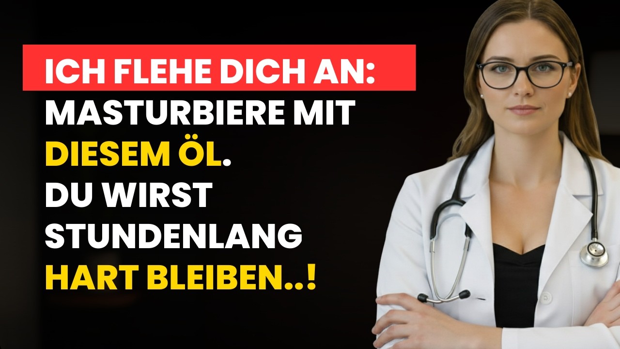 DİESES Öl vor der Masturbation auftragen, um die Festigkeit spürbar zu steigern und länger zu halten