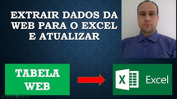 Passo a Passo para IMPORTAR DADOS da WEB para Planilha Excel e Atualizar